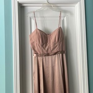 Bridesmaid dress: color - sand